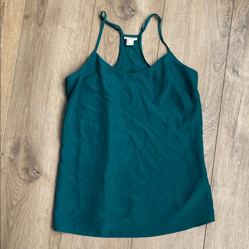 J. Crew green Racerback Camisole 0